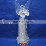2016 Newest Design Acrylic Angel With LED Changing Color and Christmas Music thumbnail-5