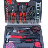 LB-306 43pcs Black and Red Handle Hand Tool Set in Blow Case