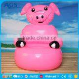 Durable Cute Pink Pig Animal Inflatable Chair thumbnail-1