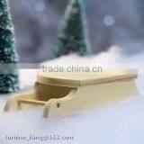 2016 Hot Sales Wood Sleigh Wooden Crafts Sleigh Christmas Sleigh for Children thumbnail-2
