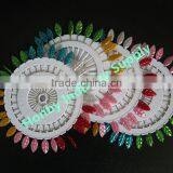 55mm Leaf Shaped Pearl Colors Straight Sewing Pin thumbnail-1