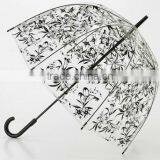 Transparent Clear Dome Umbrella thumbnail-1