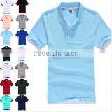 New 2016 Men Cotton Short Sleeve Sports Jerseys Polo Shirt thumbnail-2