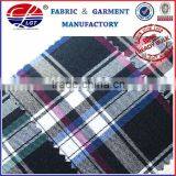 Herringbone Cotton Yarn Dyed Plaid Flannel Fabric for Autumn Shirts thumbnail-1