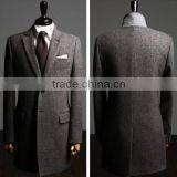2014 Made in China Single-Breasted Fashion Design Slim Fit Mens Cashmere Men Coat thumbnail-1