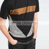 Popular Mixed Fabric Fashion t Shirt Design Block Materials thumbnail-2