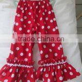 Wholesale Children's Clothes Girls Pants Girls Ruffle Polka Dot Print Baby Leggings thumbnail-2