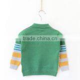 Baby Stripe Sweater Fashion Turn Down Collar Children Products thumbnail-3