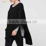 Fashion Knitted Pattern Cashmere Poncho Wraps Sweater Design thumbnail-4