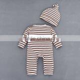 Cute Baby Red and Black Checked Romper and Pants 0utfit thumbnail-3