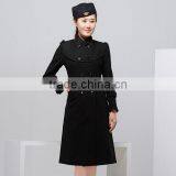 Custom New Arrival Hot Elegant Nice Design Long Style Stewardess Uniform Wholesale thumbnail-5