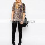 Maternity Scuba T-Shirt in Leopard Print China Products thumbnail-1