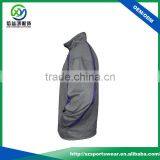 OEM Polyester Spandex Quarter Contrast Zip 2 Side Pockets Men Windbreaker Pullover Jacket thumbnail-2