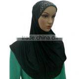 The New Muslim Hooded Muslim Arabian Women's Diamond Scarf Factory Direct Cross-border Special thumbnail-6