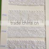 Border Lace, White Floral Bridal Lace Trim thumbnail-2