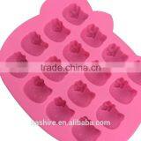 Wholesale High Quantity Eco-friendly Kitty Shape Silicone Chocolate Mould,soap Mold,diy Cake Mould thumbnail-3