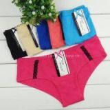 2015 New Spandex Laced Cotton Boyleg Panties Lady Brief Stretch Cotton Pants Knickers Women Underwear Lingerie Intimate Hipster thumbnail-3