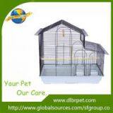 House Top Design Wire Iron Bird Cage,suitable for Medium Birds,Factory Supply,OEM is Welcome. thumbnail-1