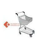 Wire Metal Airline / Airport Baggage Trolley Hand Luggage Trolleys