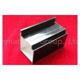 Black Coated Aluminum Frame Extruded Aluminum Profile For Windows And Doors