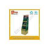 Eco-friendly Free Standing Cardboard Display Stands For Coffe / Milk