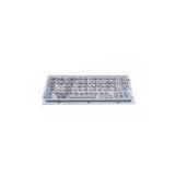 86 Key Medical Metallic Keyboard With Stainless Steel Keycaps , 120g/1.18N