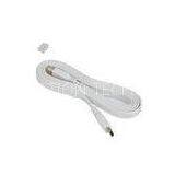 Yellow Right Angel Gold Plated Flat 3D HDMI Cables 1080p 3d Ethernet