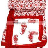 Jaipur Sanganeri Block Print Razai - Exclusive Cotton Blankets Online thumbnail-1