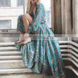 2018 Hot Sale Bohemia Style Woman Maxi Lady Dress thumbnail-1
