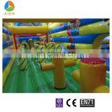 Clown Obstacle Course Equipment Inflatable Obstacle Combo Course for Playground thumbnail-6