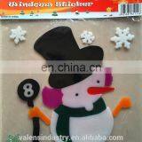 OEM Wholesale Customized Design Magic Removable Santa Claus Christmas Tree Jelly Gel Glass Window Sticker Snowman Decoration thumbnail-2