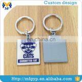 Custom Made Round Promotional Metal Keychain, Key Ring thumbnail-2