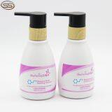 Custom Logo 150ml Plastic Cosmetic Lotion Bottle With Bamboo Pump thumbnail-1