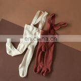 2020 Korean Children's Clothing Ins Wind Autumn Baby Knitted Overalls With Foot Socks Men and Women Baby Socks thumbnail-1