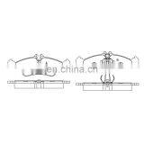 Brake Pads for BENZ OE GDB1262 0024205620 thumbnail-1