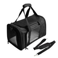 Custom Fashion Travel Outdoor Breathable Portable Pet Cages Carriers Houses Large Shoulder Bag Carrying Dog Crate thumbnail-2