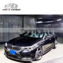 2017year- 5 Series G30 G38 Dry Carbon Fiber 3d Style Front Lip Fit for G30 G38 Car Front Diffuser Spoiler thumbnail-4