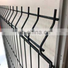 High Quality Cheap Powder Coated 3D Welded Curved Wrought Iron Panel Fence thumbnail-2