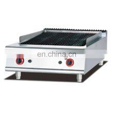 Counter Top Stainless Steel Electric Lava Rock Grill for Restaurant BBQ thumbnail-2