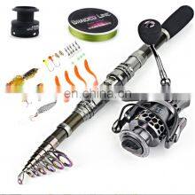 OEM Outdoor 1.8m, 2.1m, 2.4m, 2.7m Carbon Telescopic Clothes Fishing Rod thumbnail-3