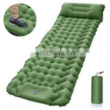 Personalized Outdoor Sleeping Nylon Dirt Free Foldable Bed Floor Inflatable Camping Mat thumbnail-1