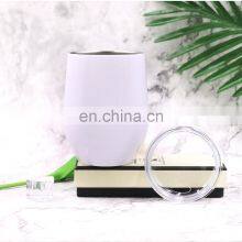 Reusable 304 Stainless Steel White Coffee Egg Shape Mug Wholesale thumbnail-3