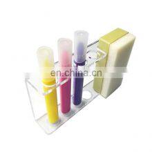 4 Slot Clear Acrylic Dry Erase Board Marker and Eraser Holder Tray Rack