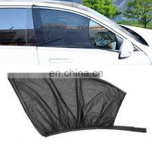 Factory 2Pcs Summer UV Protection Car Front Rear Side Window Sun Shade Car Sunshade Net Mesh Curtain For Sedan SUV MPV thumbnail-4