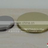 Metal end paper tube stretch lid