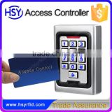 HSY-S216 Metal material waterproof standalone access control keypad single door rfid reader