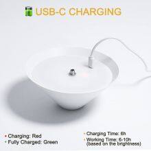 IP54 LED Table Lamp Dimmable Aluminium Table Lamp Wireless Rechargeable 4000 MAh Touch Switch White LED Table Lamp With Battery 3 W 240 Lm 3000K thumbnail-2