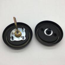Black Color Hidden Round Shaped Sliding Door Lock thumbnail-5