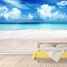 Custom 3D Photo Wallpaper Seascape Beach Sunrise Wall Covering Mural Roll For Living Room Bedroom Background Wallpaper thumbnail-5