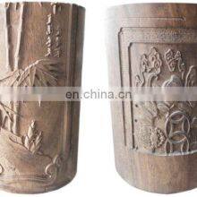 Cylindrical Products Processing Rotary Wood Milling Engraving Cyliner Machine With SKW-2000 Multi Working Heads thumbnail-4